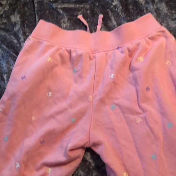 Girls champion sweatpants pink xl - Picture 4 of 4